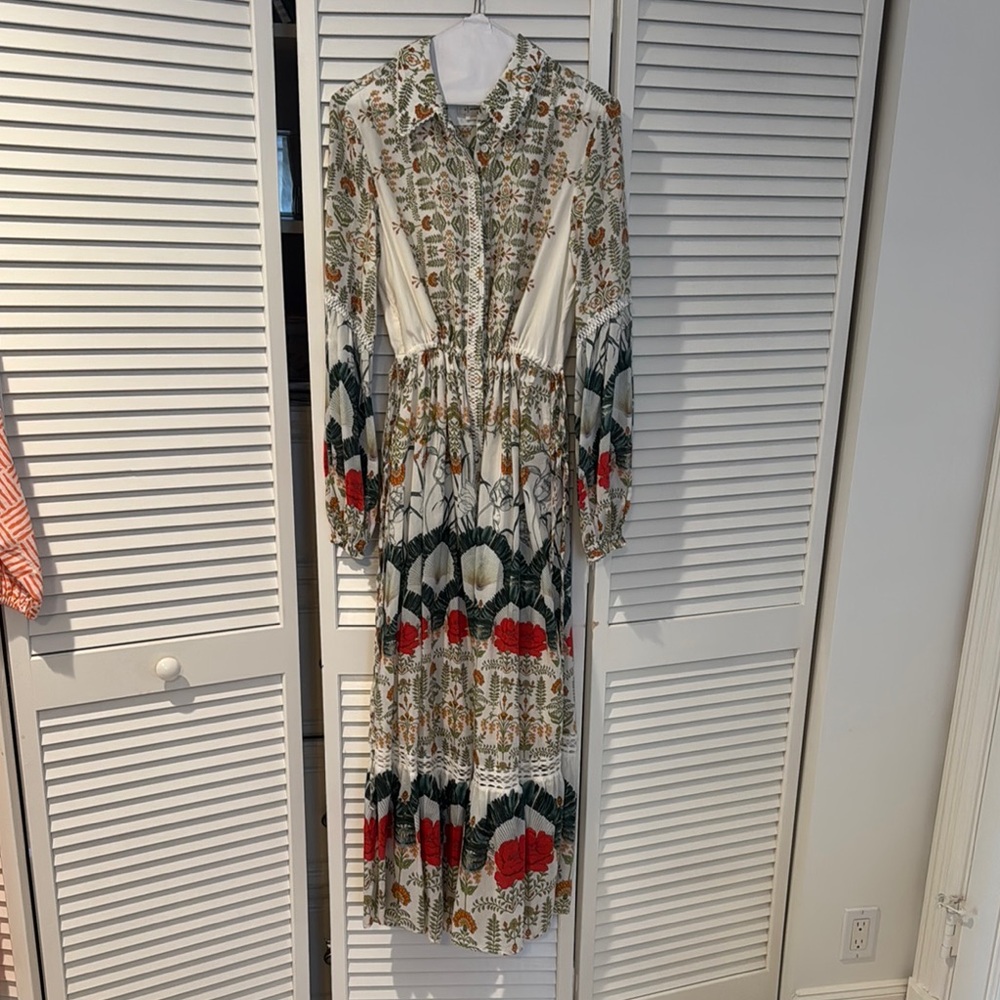 Anthro maxi dress